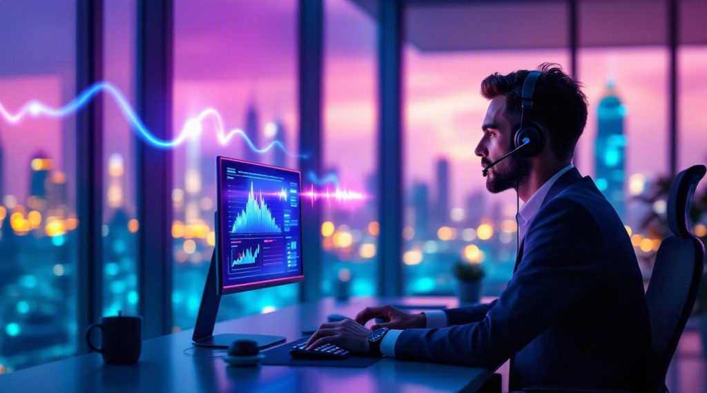 Agentic AI for banking UAE concept illustration in Eva AI brand style
