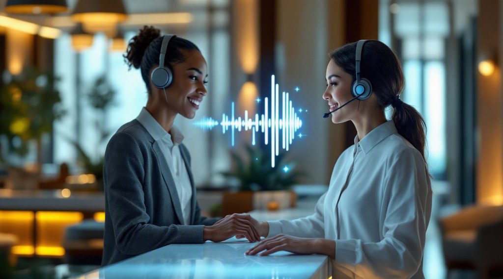 Agentic AI Dubai concept illustration in Eva AI brand style