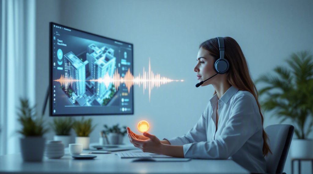Agentic AI Dubai concept illustration in Eva AI brand style