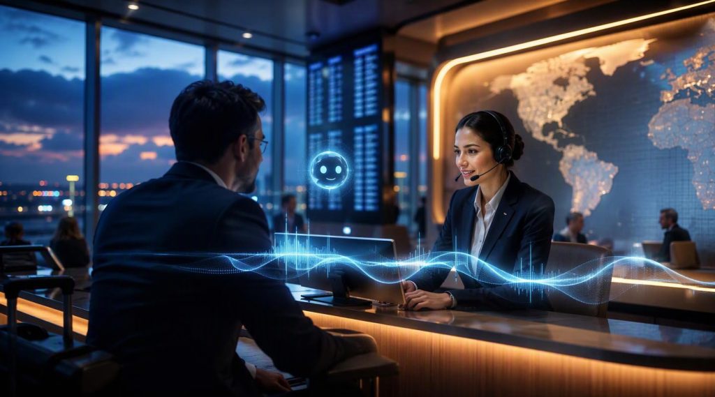 Best Agentic AI concept illustration in Eva AI brand style